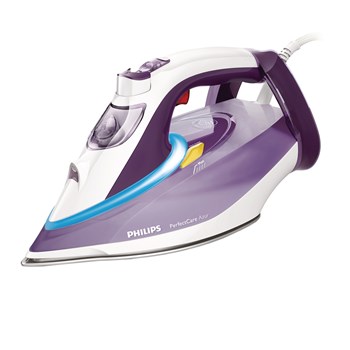Fier de calcat Philips PerfectCare Azur GC4918/30, 2800 W, 50 g/min, 350 ml, Oprire automata, Alb/Mov