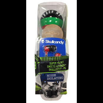 Pachet casti Skullcandy Jib Red Black + Kendama
