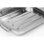 Tava Cuptor Heinner 25 cm cu manere Inox VN-SNS-TC25