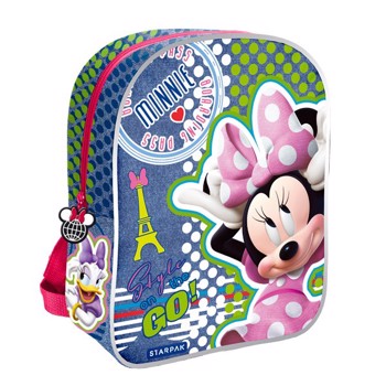 Ghiozdan Minnie Boarding, prescolari, 31 cm, bretele reglabile, Strapak