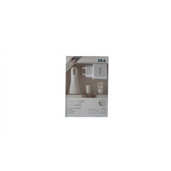 Incarcator 3in1 pentru Samsung/iPhone USB2 port EKA priza si auto, la 49 RON in loc de 99 R