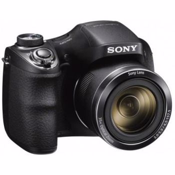 Aparat Foto Digital Sony DSC-H300, 20.1MP, Filmare HD, Zoom Optic 35x (Negru)