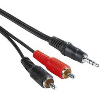 Cablu audio jack HAMA 30455 3.5mm/ 2RCA 2m