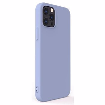 Protectie Spate Lemontti Soft Slim LEMSSXIIPLG pentru Apple iPhone 12, iPhone 12 Pro (Mov)