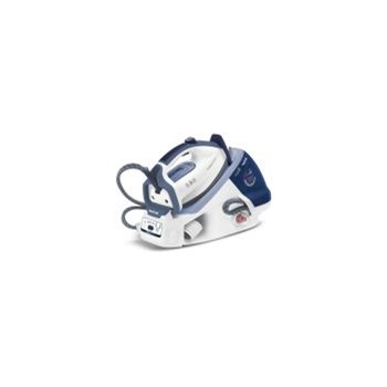 Statie de calcat Tefal Express Easy Control GV7550, Talpa Ultragliss, 2200 W, 1.7 l, 5.2 bar, 120 g/min, 220 g/min, Alb/Albastru