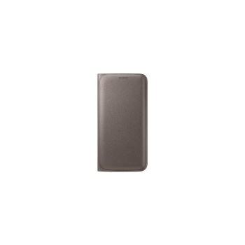 Husa Flip Wallet Samsung EF-WG925PFEGWW Galaxy S6 Edge, Auriu