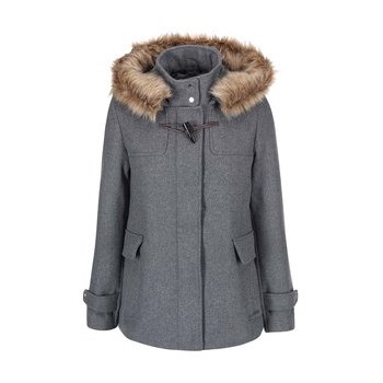 Palton cu gluga VERO MODA Camille - Gri
