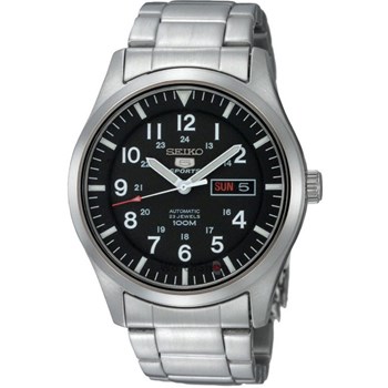 Ceas Seiko 5 Sports cu cadran negru