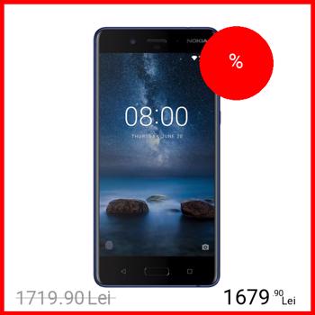 8 Dual Sim 64GB LTE 4G Albastru Mat 4GB RAM