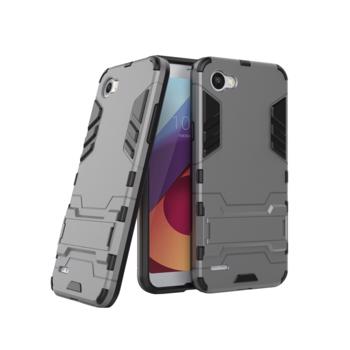 Husa hibrid g-shock pentru LG Q6 gri