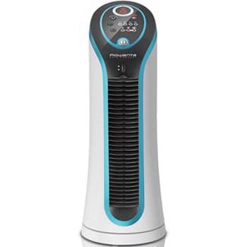 Ventilator turn ROWENTA Eole Compact VU6210F0, ecran LED, 3 trepte viteza, 30W, alb-negru