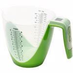 Cantar de bucatarie E-BODA CEB2017, 5kg, verde-transparent