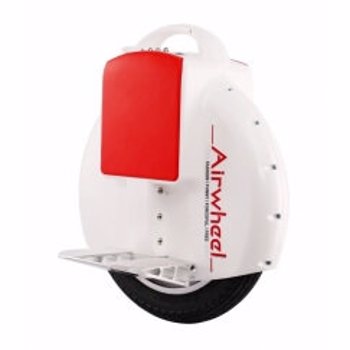 Monociclu electric Airwheel X3 White, Deplasare dintr-un loc in altul cu 18km/ora, Protectie la inclinare, Senzor baterie descarcata,