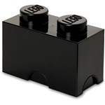 Cutie depozitare LEGO 1x2 negru