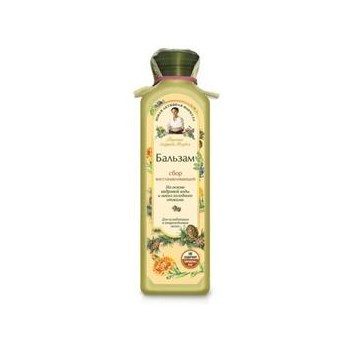 Balsam Regenerant pe Baza de Apa din Muguri de Cedru si Uleiuri Presate la Rece pentru Par Deteriorat Retetele Bunicii Agafia, 350ml