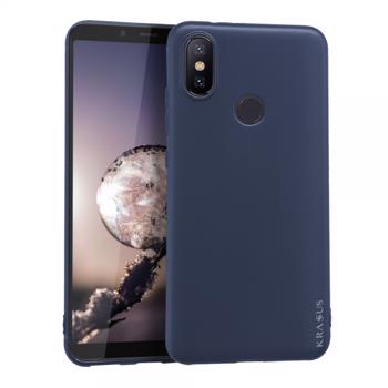 Husa KRASSUS pentru Xiaomi Mi A2 / 6X din silicon mat dark blue