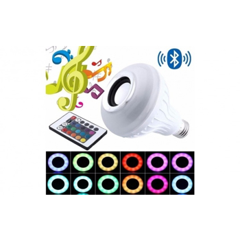 Boxa tip bec LED, cu bluetooth si jocuri de lumini
