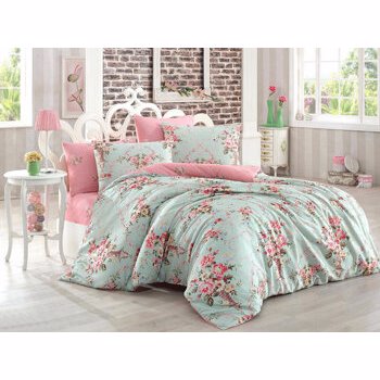Set lenjerie pentru pat dublu Eponj Home, 143EPJ1886, Multicolor