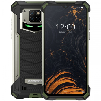 Telefon mobil Doogee S88 Pro Verde, 4G, IPS 6.3 , 6GB RAM, 128GB ROM, Android 10, Helio P70 OctaCore, Waterproof, 10000mAh, Dual SIM