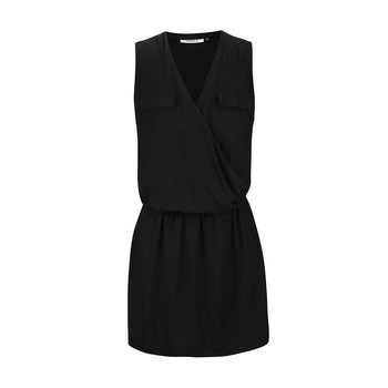 Rochie neagra ONLY Kant cu decolteu suprapus