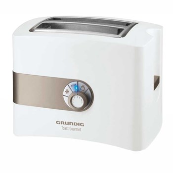 Prajitor de paine Grundig TA4260, 800 W, 2 felii de paine, Alb