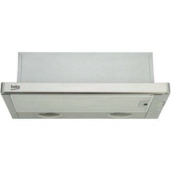 Hota Incorporabila Beko CTB6407X, Telescopica, 60 cm, Absorbtie maxima 375 mc/h, 1 motor, Inox