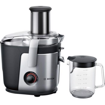Storcator de fructe si legume , 1000 W, Recipient suc 1.5 l, Recipient pulpa 3 l, 2 Viteze, Tub de alimentare 84 mm, Argintiu/Negru