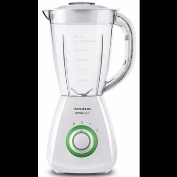 Blender de masa Taurus Optima Easy, 450 W, 1.5 l, 2 viteze + Turbo (Alb)