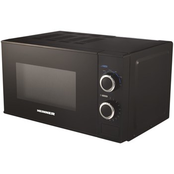 Cuptor cu microunde Heinner HMW-20MB 20L 700W Mecanic Negru hmw-20mb