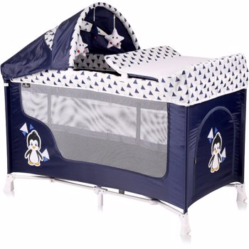 Patut SAN REMO Lorelli 10080081936 2 niveluri plus Blue&white Penguin