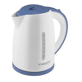 Fierbator apa Scarlett SCEK18P44, 2200 W, 1.7 l (Alb/Albastru)