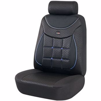 Set huse scaune OTOM Silver 613, negru-albastru