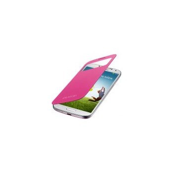 Husa Samsung S-View Cover EF-CI950BPEGWW pentru Galaxy S4 i9505/i9500 (Roz)