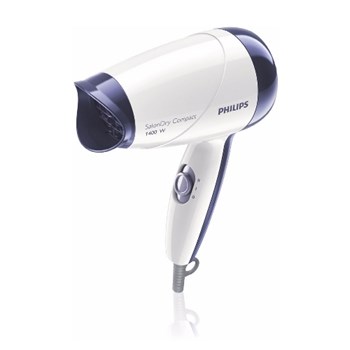 Uscator Philips HP8103, 1400 W, 2 trepte, 2 viteze, Alb/Albastru