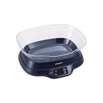 Cantar de bucatarie cu bol , 5 Kg, 1 g, touch control, tara, functie cantarire lichide, display LCD, bol plastic