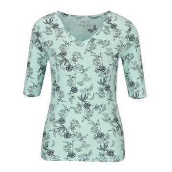 Tricou verde mentol cu print - M&Co