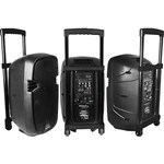 BOXA PORTABILA ACTIVA 10 inch/25CM 200W RMS USB/SD/BT/VHF