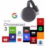 Google Chromecast 3.0 HDMI Streaming Media Player Black