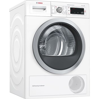 Bosch Uscator de rufe WTW85550BY, SelfCleaning Condenser, 9 kg, 14 programe, clasa A++, alb