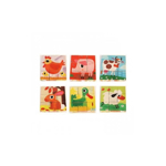 Cuburi de lemn Animale PiouPiou