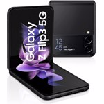Telefon Mobil Samsung Galaxy Z Flip3 F711 256GB Flash 8GB RAM Nano SIM + eSIM 5G Phantom Black