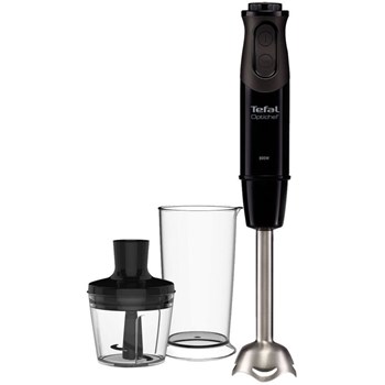 Mixer vertical Tefal OptiChef 2 in 1 HB641838, 800 W, 0.8 l, 10 viteze, Negru