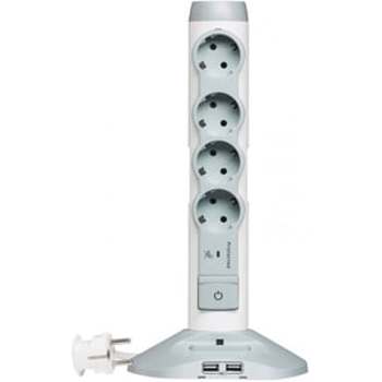 Bloc multipriza Legrand Xenon 4x2P+E + 2xUSB + 1xmicroUSB