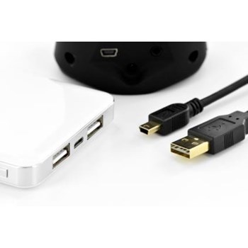 Cablu ASSMANN USB 2.0 HighSpeed USB A M - miniUSB B M 1m Negru ak-300123-010-s