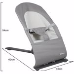 BabyGO - Sezlong Fancy Grey