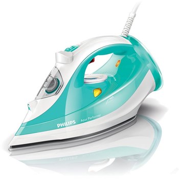 Fier de calcat Philips Azur Performer GC3811/70, Talpa SteamGlide Plus, 2400 W, 0.3 l, 160 g/min, Alb/Azur