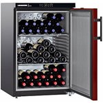 Liebherr Vitrina de vin WKr 1811, 128 l, Clasa E, Negru