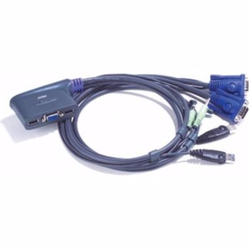 Switch KVM ATEN 2 porturi USB CS62US 0.9m cs62us-a7
