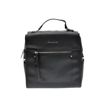 Rucsac MARINA GALANTI negru, 40BK1, din piele ecologica