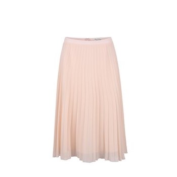 Fusta plisata Miss Selfridge roz